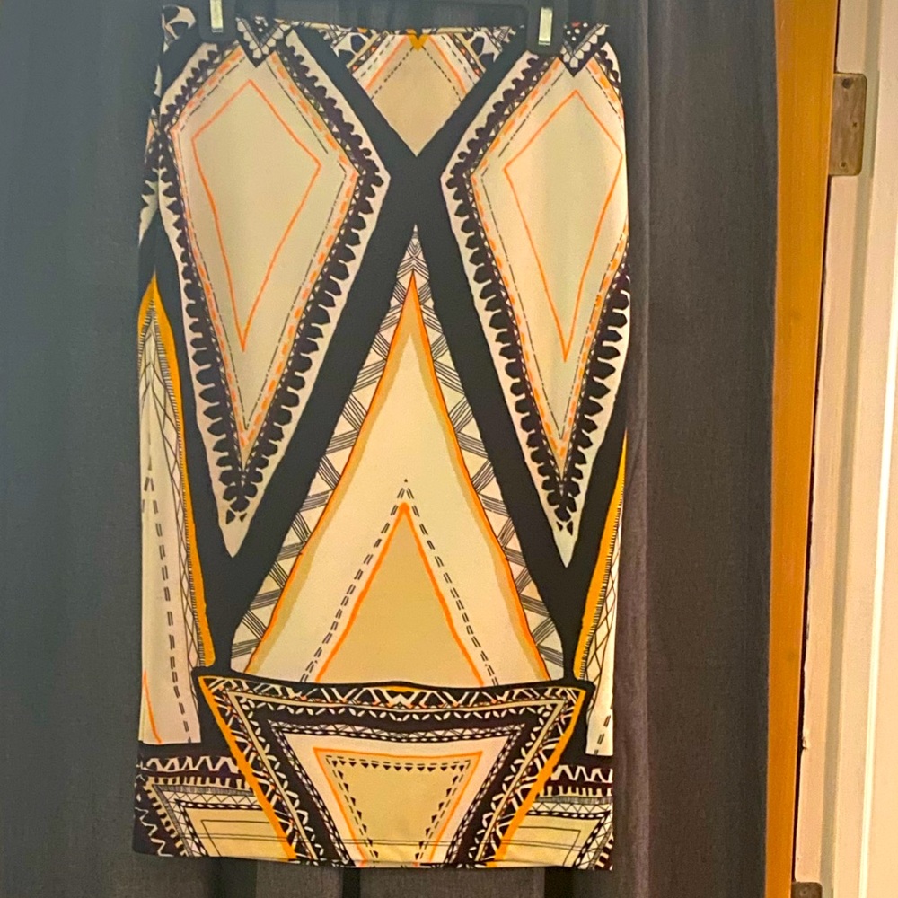 NWT Mossimo Aztec Knit Midi Skirt, size Medium